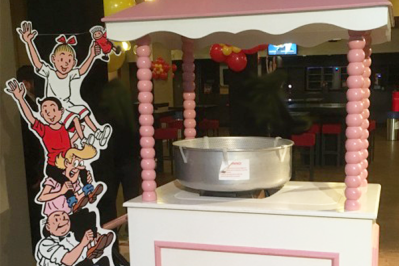 Suikerspinkraam huren in Amsterdam